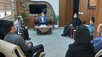 دیدار معاون و مدیران معاونت غذا و داروی دانشگاه با ریاست دانشگاه به مناسبت روز پزشک